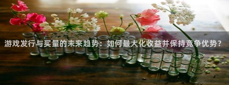 新城平台注册流程图：游戏发行与买量的未来趋势：如何最大化收益并保持竞争优势？